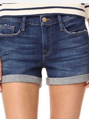 Frame Denim Le Cutoff Cuffed Shorts Size 31